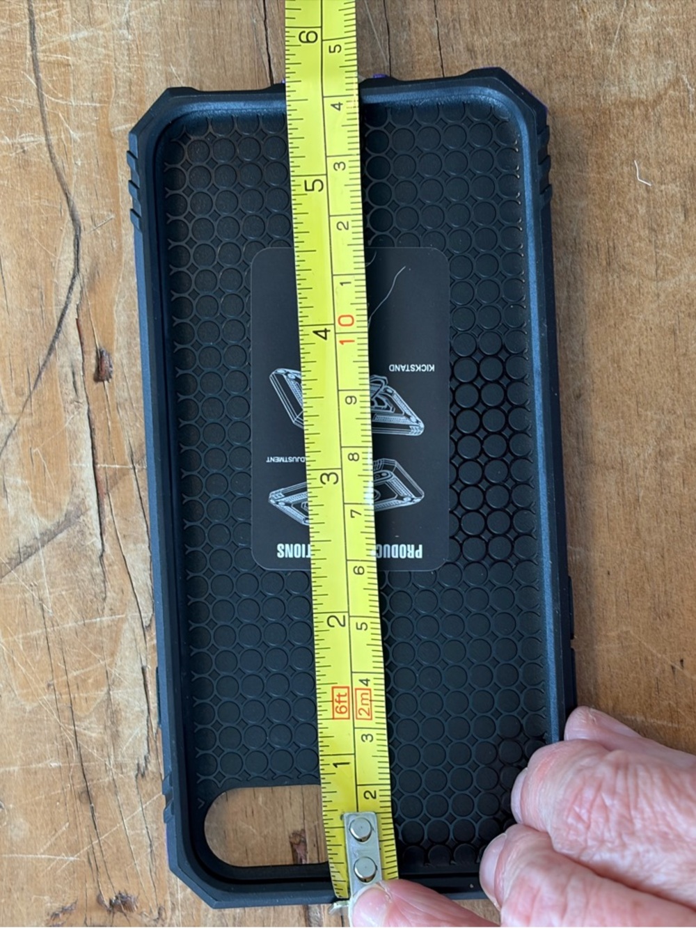 Purple Rugged Phone Case with Ring Stand - Picture 3 of 4